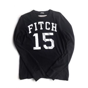 M - Abercrombie & Fitch Mens Blk & White L/S Shirt